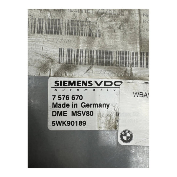 Módulo de Injeção BMW X3 2007 - 2010 7576670 - Auto Pexxa